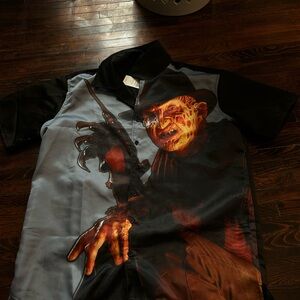 Freddy Black and Gray Graphic Men's Shirt